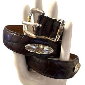 Italian Leather Belt 42”